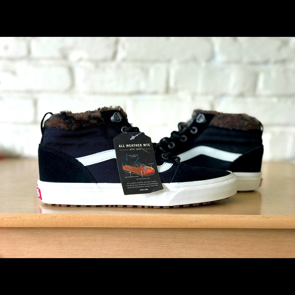 Vans Ward SK8-Hi Top Gore-Tex Faux Fur Lined WMNS All Weather Size 8.5